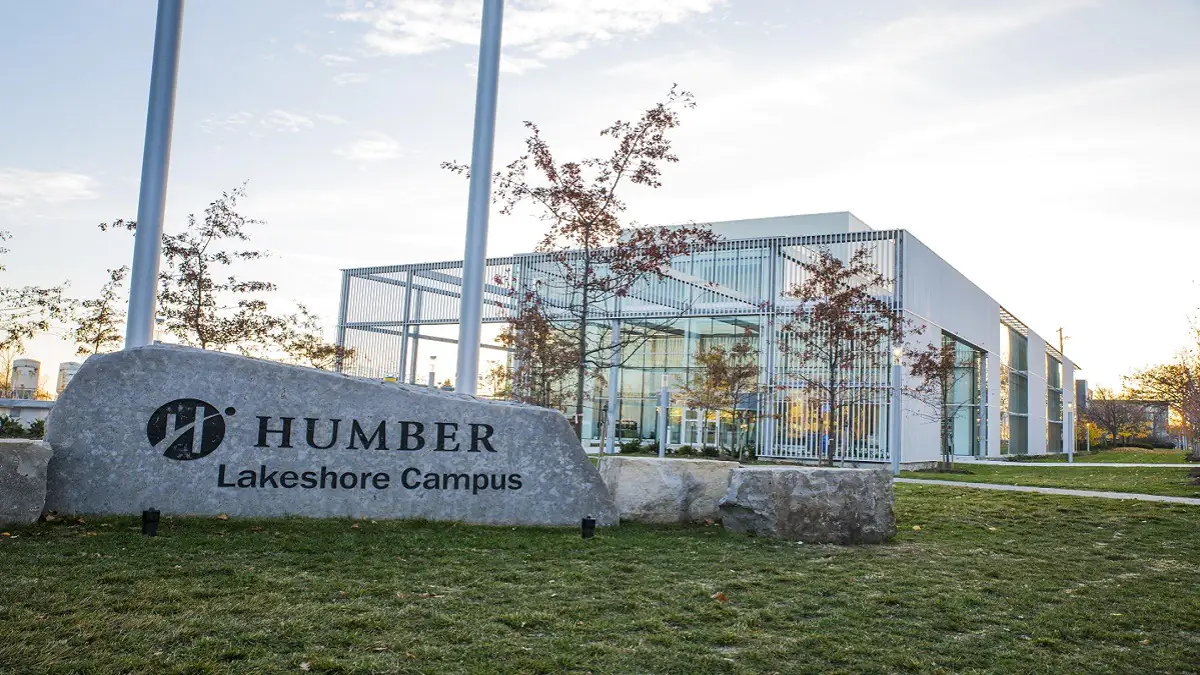 Humber College signboard